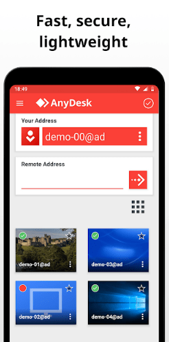 anydesk the fast remote