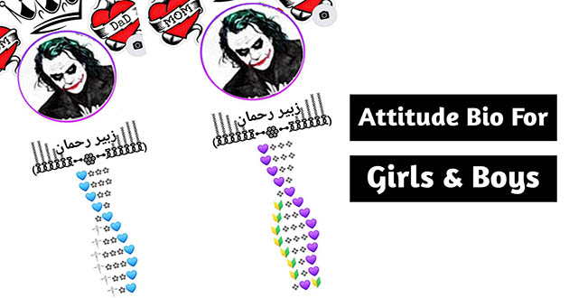 Facebook Bio For Boys & Girls Attitude Bio For Fb
